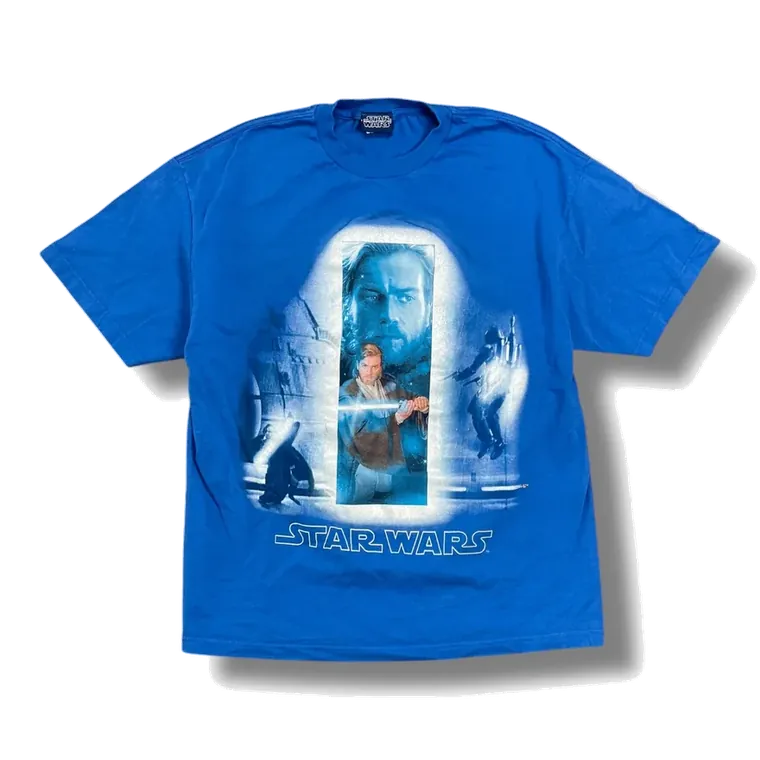 Star Wars Vintage Obi-Wan vs Jango Fett T-Shirt